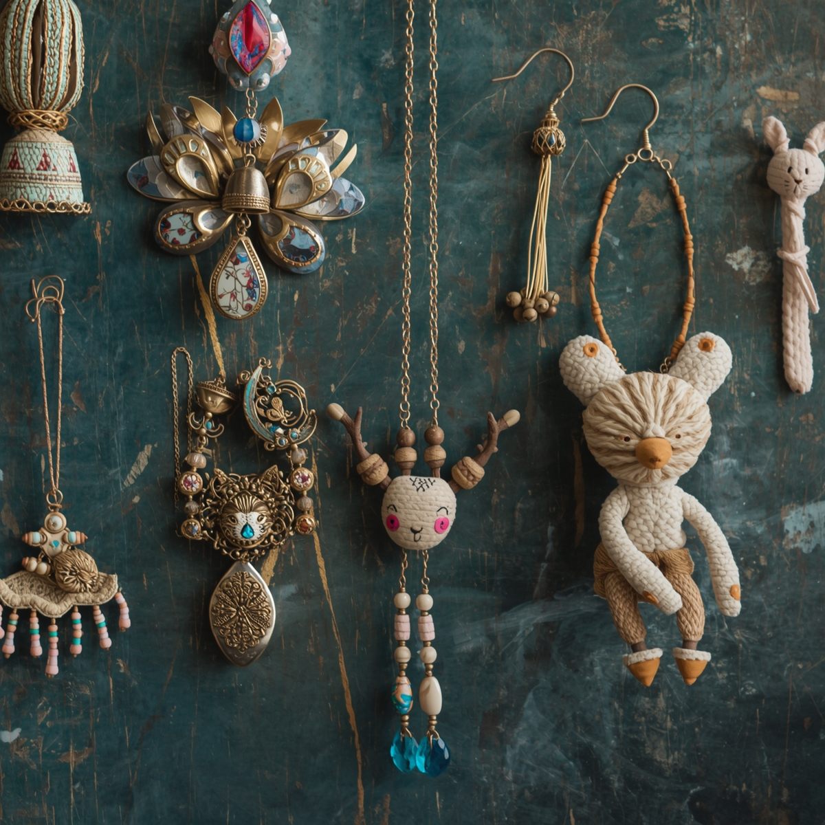 Handmade ceramic vase with organic shape